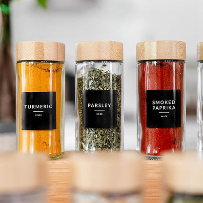 SAVVY & SORTED Glass Spice Jars - Image 7