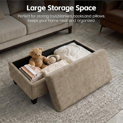 GENTEACO 45" Storage Ottoman Bench - Image 3