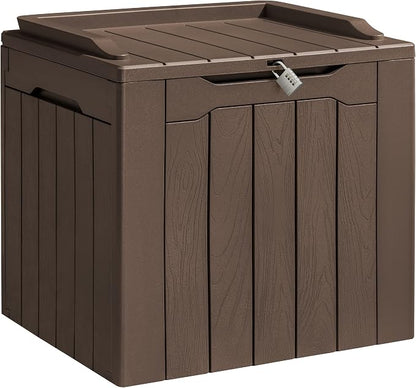 Homall 31 Gallon Resin Deck Box Waterproof Outdoor Storage Lockable Indoor by Homall