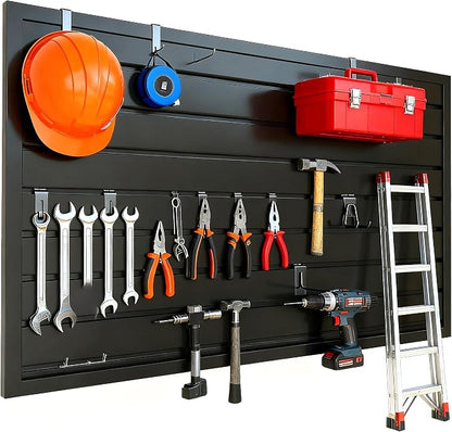 Yuzzy Slat Wall Paneling 2 x 4ft, Garage Slatwall Panel Wall Storage Systems - Image 4