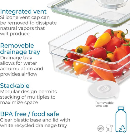iDesign Large Fridge Produce Bin - Image 5