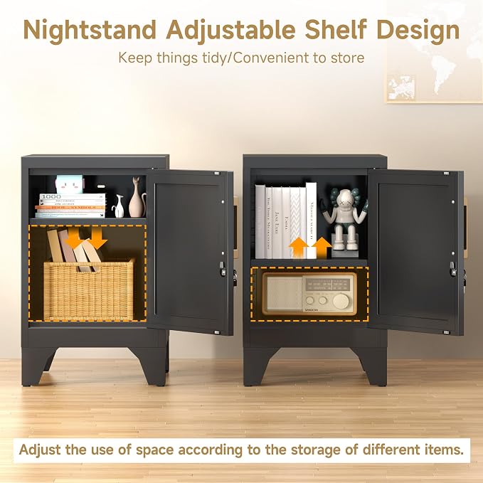 23.6" H Metal Locker Storage Cabinet, Small Locker - Image 6