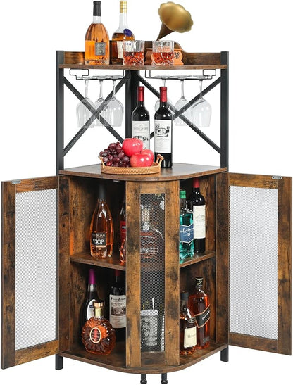 JKsmart Corner Bar Cabinet by JKsmart
