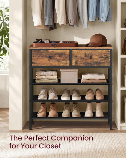 VASAGLE Shoe Rack, 4 Tier Shoe Storage Rack - Image 8