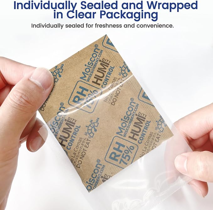 30 Pack 75% RH Size 8 Two-Way Humidity Control Packs - Image 4