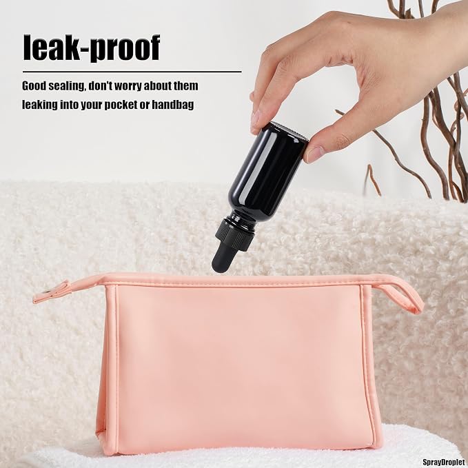 12 Pcs, 1oz Glass Dropper Bottle, Leakproof Tincture Bottles - Image 6