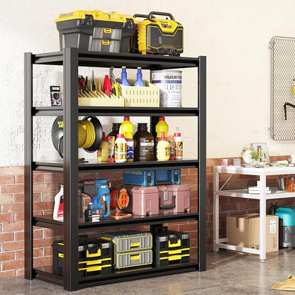 63" H Garage Shelving, Heavy Duty Storage Shelves, Garage Storage Shelves by Unknown