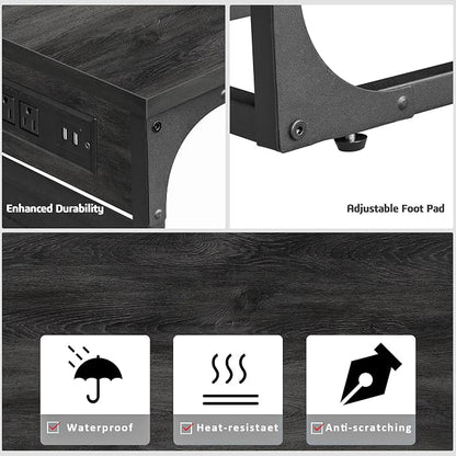 TUTOTAK C Shaped End Table - Image 7