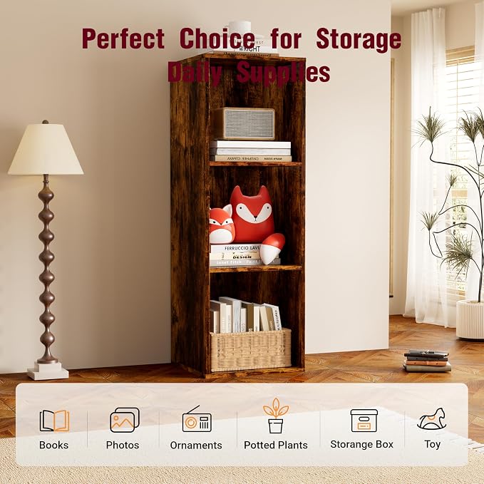 Book Shelf, Wooden Cube Storage Organizer - Image 6