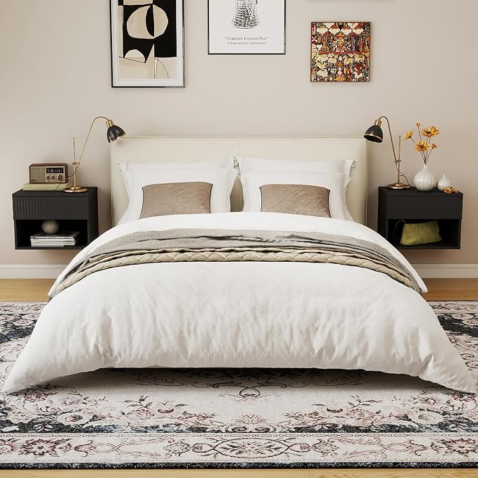 Floating Nightstand Set of 2, Modern Bedside Tables - Image 6