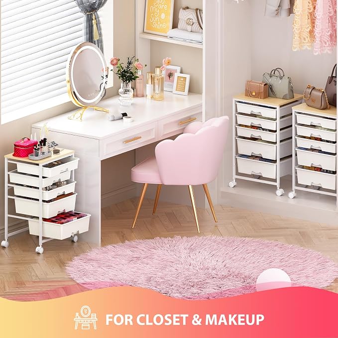 Goovilla Rolling Cart with 5 Drawers - Image 8