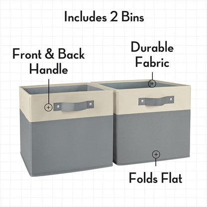 RiverRidge Two-Tone Folding Storage Bins - Image 4