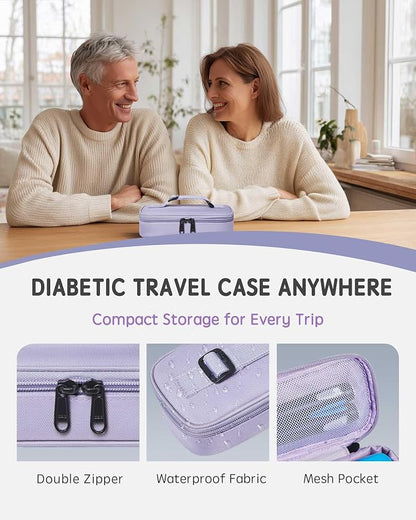Insulin Vial Cooler Travel Case TSA Approved 300g Reusable Ice Brick Insulin - Image 6