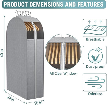 Liuoud 10" Gusseted Garment Bags - Image 2