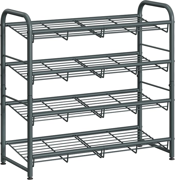 SONGMICS Shoe Rack, 4 Tier Shoe Organizer by Unknown