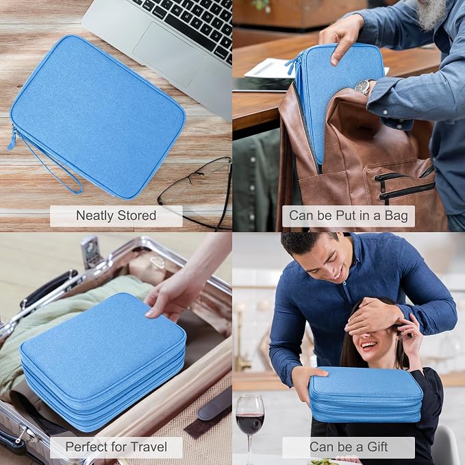 FYY Electronic Organizer, Extra Large Travel Cable Organizer Bag Pouch Portable - Image 7