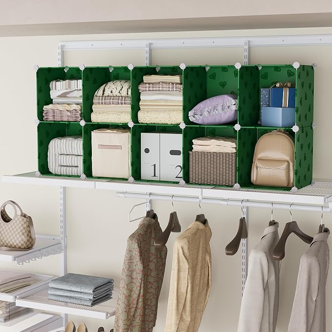UNKU 3 Cube Storage Organizer, Closet Organizer Storage Shelves, Clothes - Image 6