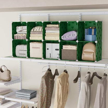 UNKU 6 Cube Storage Organizer, Closet Organizer Storage Shelves, Clothes - Image 6