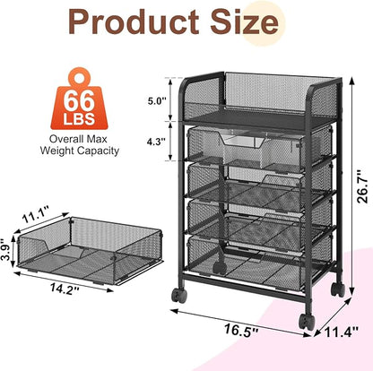 Hongtamoya Makeup Cart Organizer - Image 6