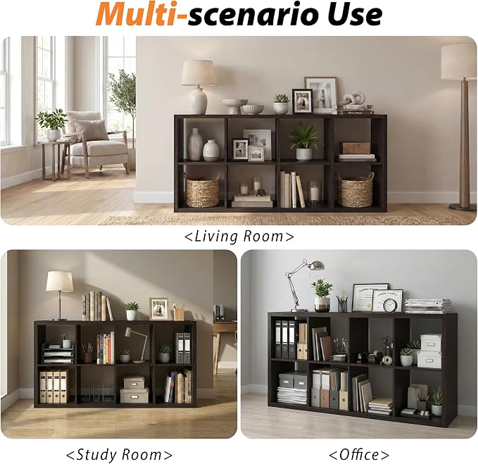 WannabeMyself【2026 Wooden Thick Frame】 8 Cube Storage Organizer - Image 6