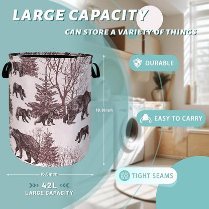 Forest Bear Laundry Hamper - Image 2