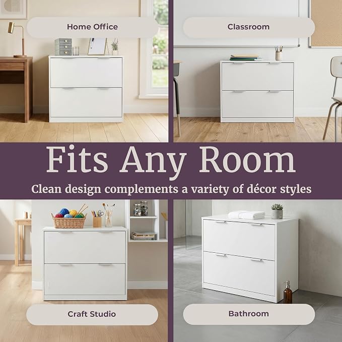2 Drawer File Cabinet - Image 6