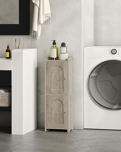 Hzuaneri Bathroom Storage Cabinet, Small Corner Floor Cabinet - Image 7