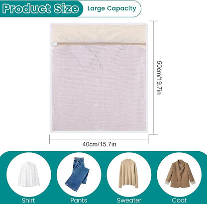 Dntorx 4 Pack Durable Cotton Mesh Laundry Bags - Image 2