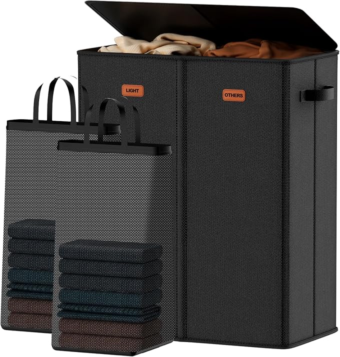 150L Double Laundry Hamper by Vexalora