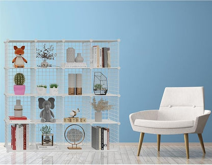HUBSON Wire Cube Storage Organizer, Book/Toy/Craft/Potted Plants and Pet Closet - Image 2