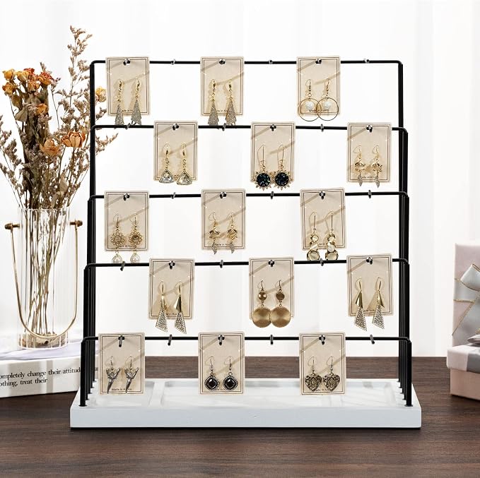 DGWJSU Earring Display Stands for Selling, Earring Rack Display Holder Stand - Image 5
