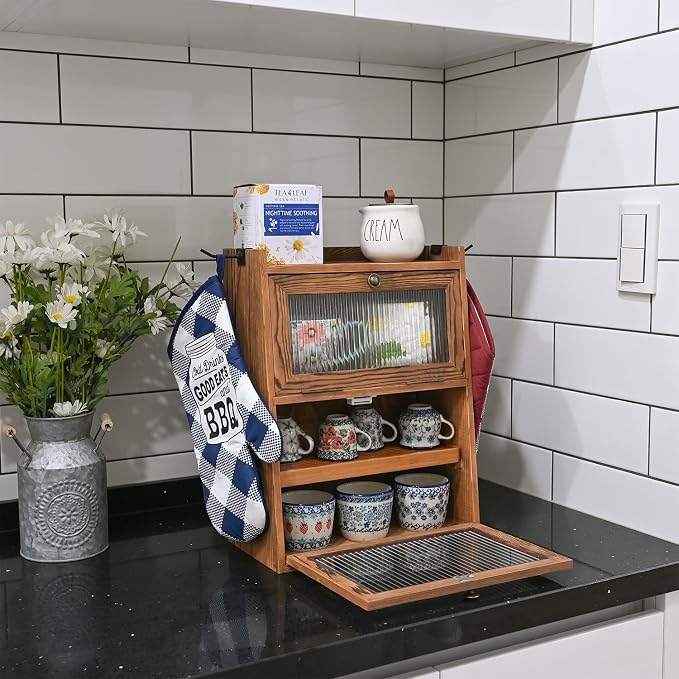 Ikee Design Wood 2-Tier Cabinet - Image 8