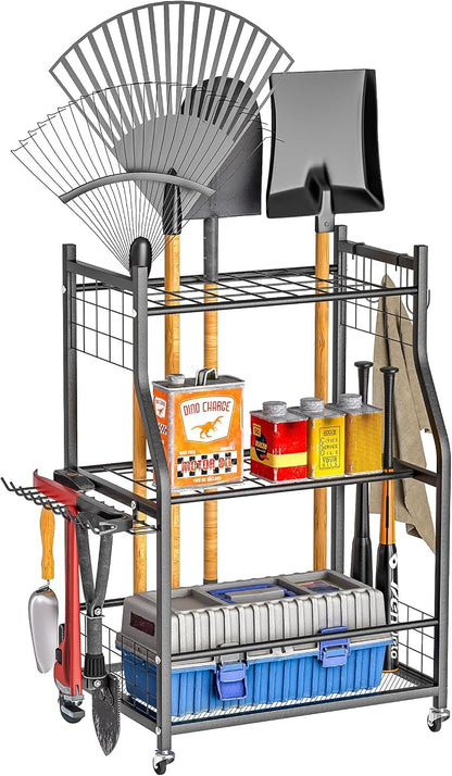 Ultrawall Garden Tool Organizer, Yard Tool Storage Stand by UltrawallGarageTools