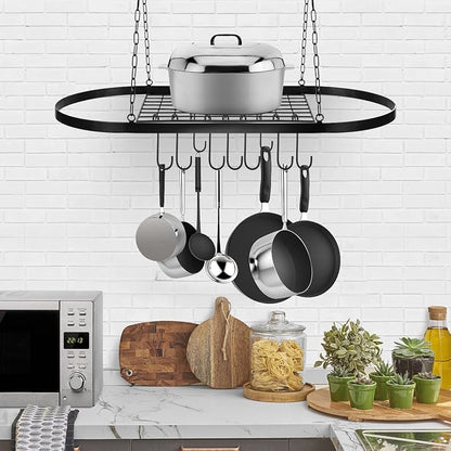 Sorbus® Pot and Pan Rack for Ceiling - Image 2