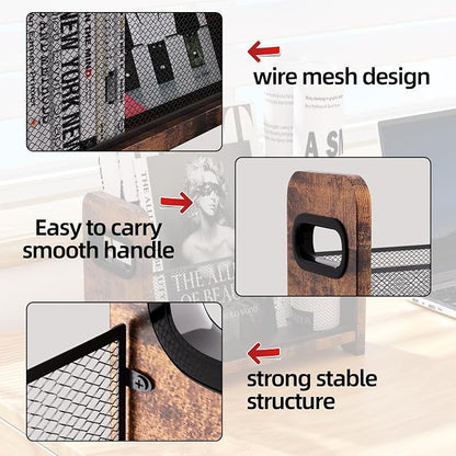 Wood Magazine Holder & Rack - Image 3