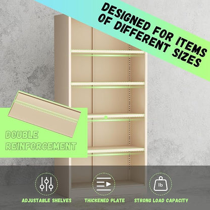 INTERGREAT Tall Metal Storage Cabinet, Utility Cabinets - Image 6
