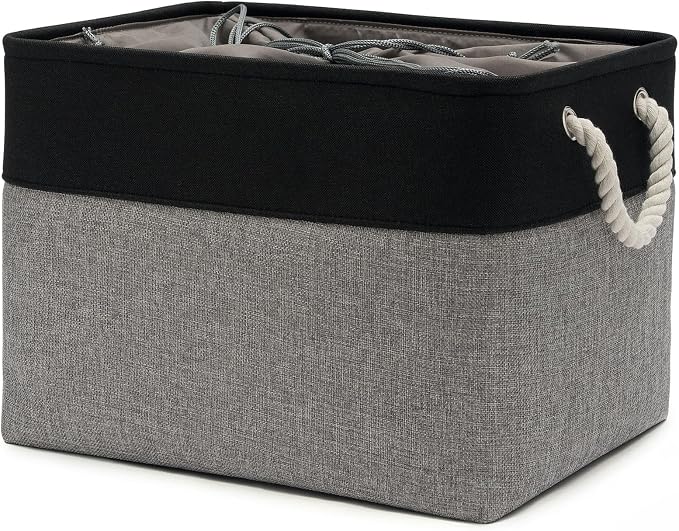 16x12x12 In Foldable Fabric Large Storage Bins by VQRTEXAStorageBasket