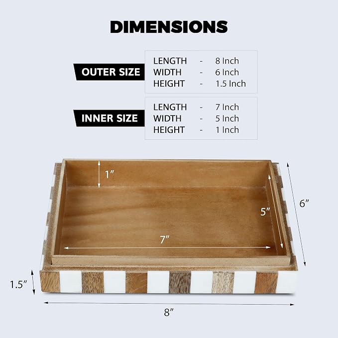 Handicrafts Home White Decorative Storage Box - Image 2