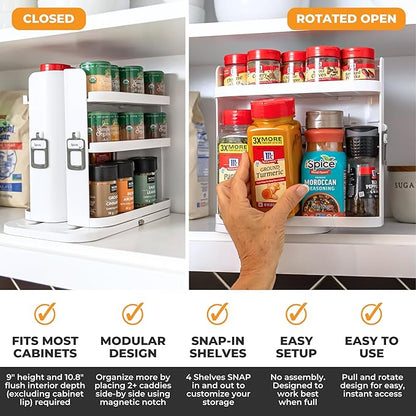 Spice Rack Organizer for Cabinet - Image 3