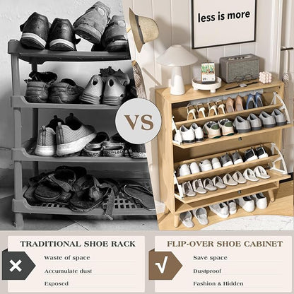 Fsbecl Shoe Storage Cabinet for Entryway - Image 6