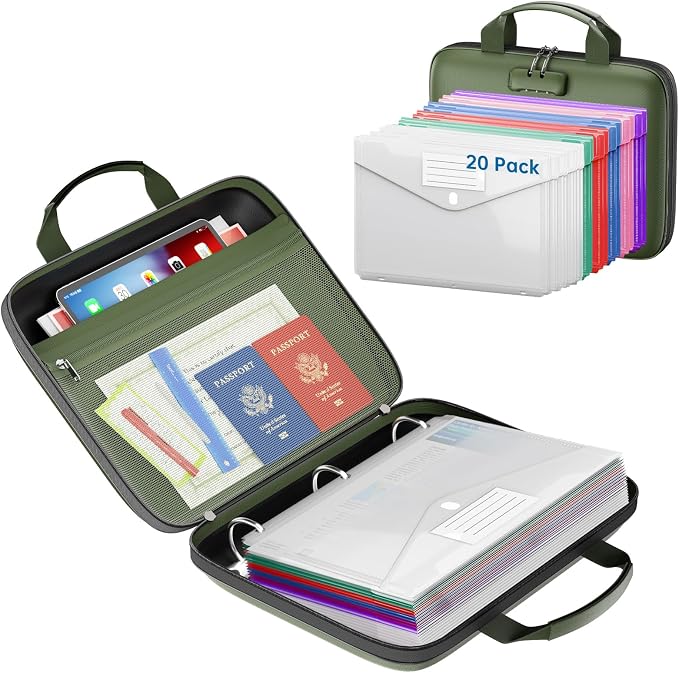 Fireproof Binder Organizer by ZOOPIP
