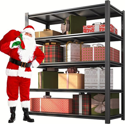 3000LBS Garage Shelving Units and Storage, Heavy Duty Shelf Rack, 5 Tier Shelves by Avanroolux