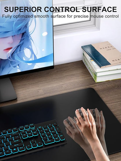 TopMade Mouse Pad with 15W Wireless Charging & Phone Holder, 31.5" x 15.75" XXL - Image 4