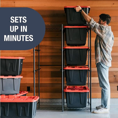 CleverMade Double Tote Tower 10-Bin Organizer Rack - Image 6