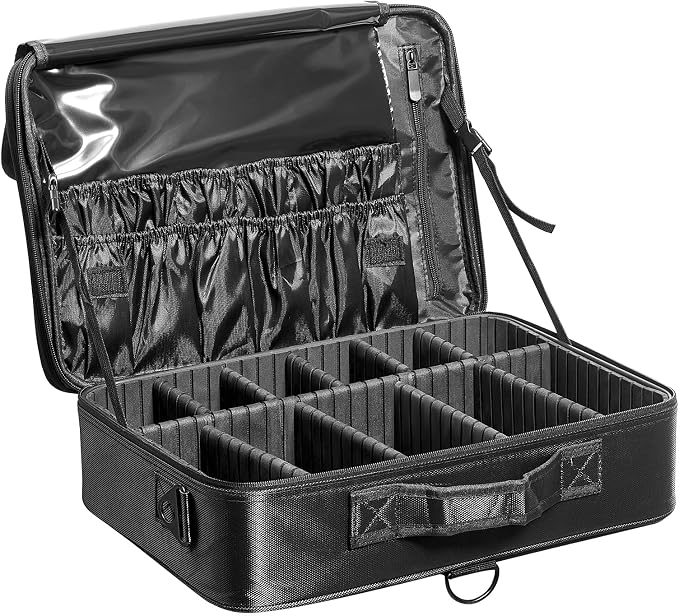 VEVOR Makeup Train Case Professional Makeup Storage Organizer Box Make Up by VEVOR