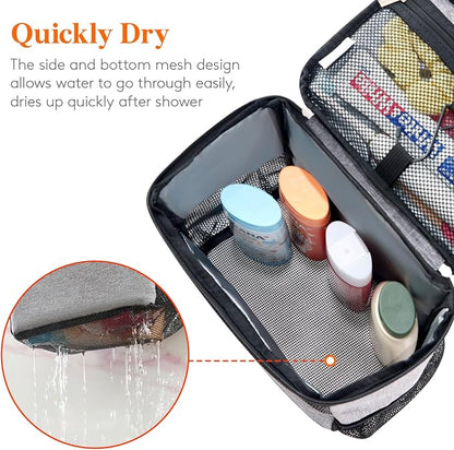 Lifewit Shower Bag Mesh Shower Caddy Portable College Dorm Room Essentials Tote - Image 5