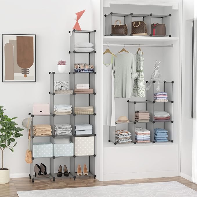 HOMIDEC Closet Organizers and Storage, 9 Cube Storage Organizer, Storage Cubes - Image 6