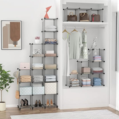 HOMIDEC Closet Organizers and Storage, 9 Cube Storage Organizer, Storage Cubes - Image 6