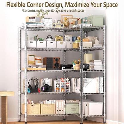 Himimi Storage Shelves-5 Tier Heavy Duty Wire Shelving Unit - Image 3