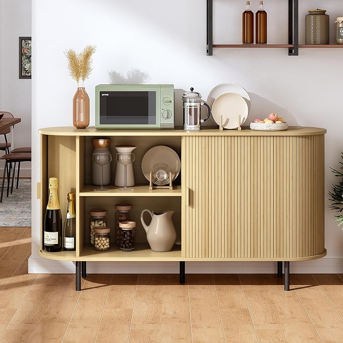 55" Sideboard Buffet Cabinet - Image 4